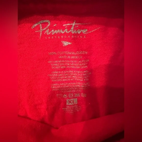 Primitive Skateboarding x Huy Fong Foods, Inc Sriracha Red Long Sleeve Sz XL - Picture 3 of 5